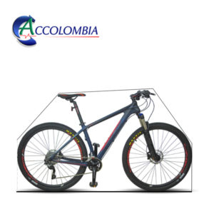 Forro Protector Bicicleta Optimus Corvus Color Negro-Azul-Rojo